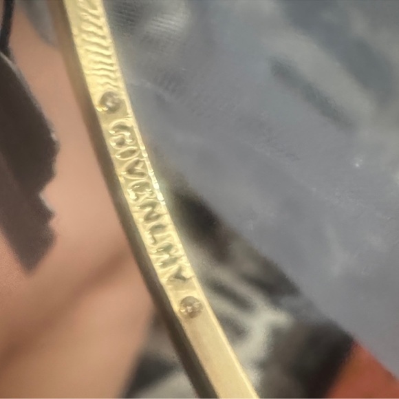 Givenchy Gold Bracelet with Red Heart Accent - Picture 3 of 3